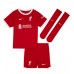 Dječji Nogometni Dres Liverpool Virgil van Dijk #4 Domaci 2023-24 Kratak Rukav (+ Kratke hlače)